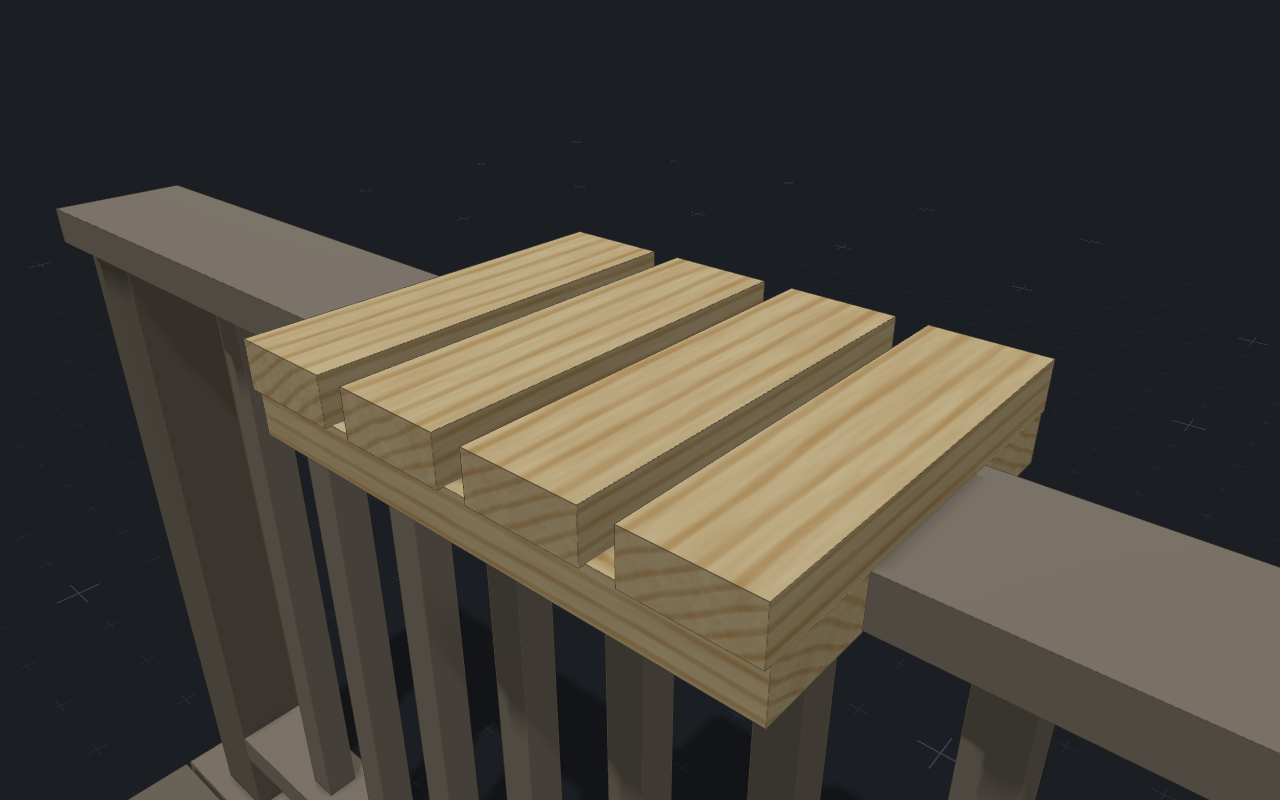 Configure your railing width, top width, and top depth for your exact needs.