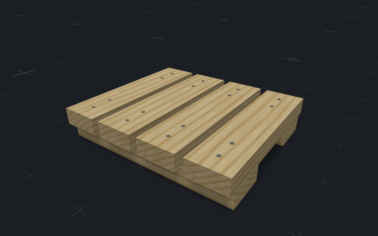 The cleats underneath, tracking the rail. Widen the rail past what the top can straddle and the build stops with the number it wants; add depth and it comes back.